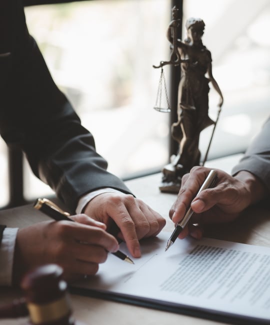 Attorneys advising clients